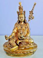 PADMASAMBHAVA 23 CM BRONS (1960-1965) NEPAL, Ophalen of Verzenden, Zo goed als nieuw