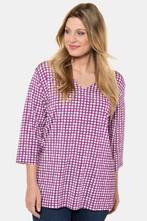 Nieuw roze slinky shirt met dot dessin Ulla Popken mt 50 52, Nieuw, Ulla Popken, Roze, Shirt of Top