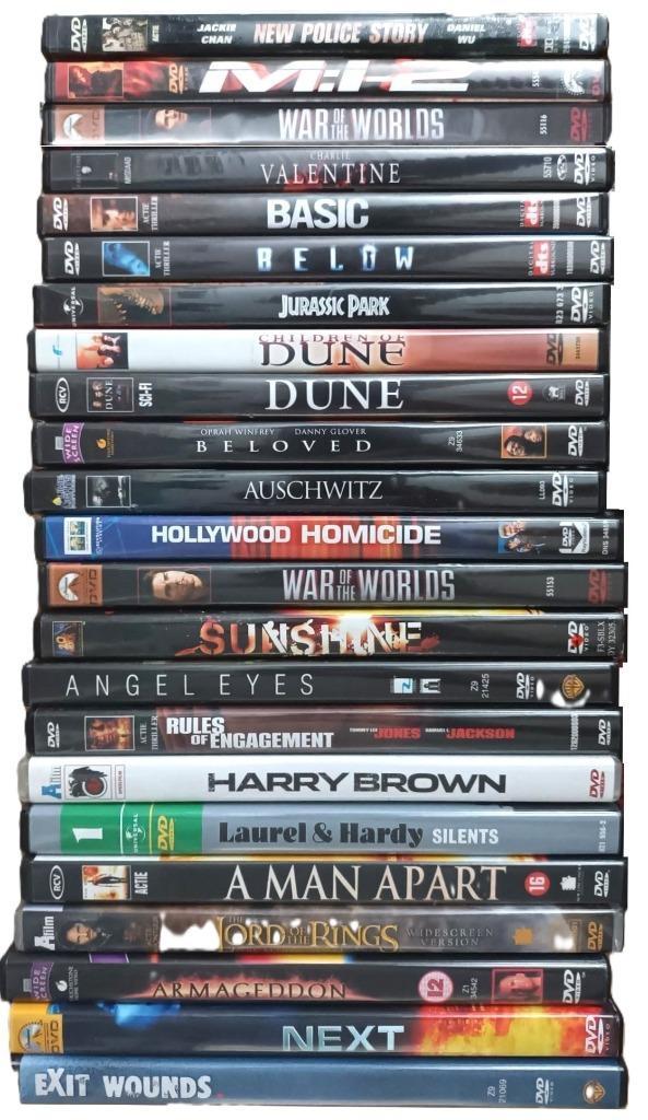 ruim 130 interessante DVD's prima staat. Sommige nog nieuw., Cd's en Dvd's, Dvd's | Tv en Series, Zo goed als nieuw, Boxset, Vanaf 12 jaar