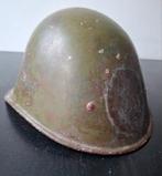 Nederlandse  M33 helm, Verzamelen, Ophalen of Verzenden, Landmacht, Nederland, Helm of Baret