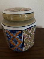 Vintage Potje met Deksel - Gouda Plateel, Ophalen of Verzenden