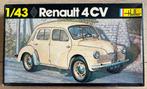 Heller 174 - Renault 4CV 1/43 kit, Hobby en Vrije tijd, Modelbouw | Auto's en Voertuigen, Auto, 1:32 tot 1:50, Ophalen of Verzenden