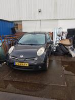 Nissan Micra 1.2 48KW 3DR 2005 Zwart, Auto's, 4 cilinders, Zwart, Origineel Nederlands, Handgeschakeld