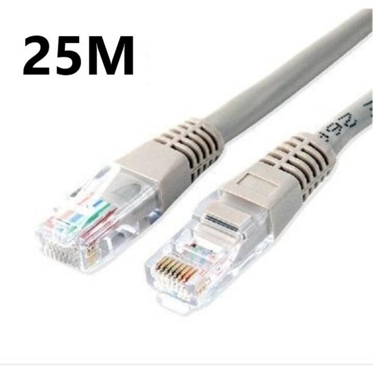 U6-G25 CAT6 UTP Netwerkkabel RJ45 Male 25.0 m, Computers en Software, Pc- en Netwerkkabels, Nieuw, Ophalen of Verzenden