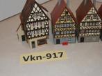 Vk-917 N Spoor Scenery Kavel van Vakwerk Huizen., Hobby en Vrije tijd, Modeltreinen | N-Spoor, Ophalen of Verzenden, Gebruikt