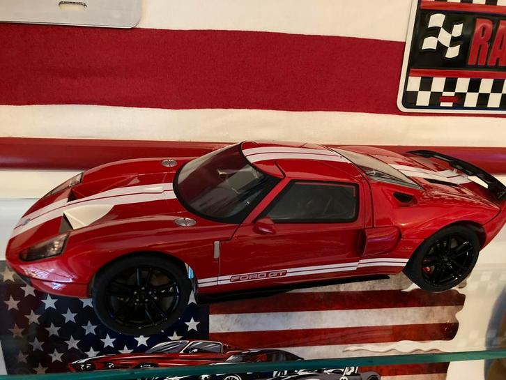 Ford 40 Gt 1:12  red  van motor max big scale, Hobby en Vrije tijd, Modelauto's | 1:5 tot 1:12, Zo goed als nieuw, Auto, Ophalen of Verzenden