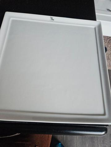 Plat bord vierkant 30 cm Cosy& Trendy Wit nieuw. beschikbaar voor biedingen