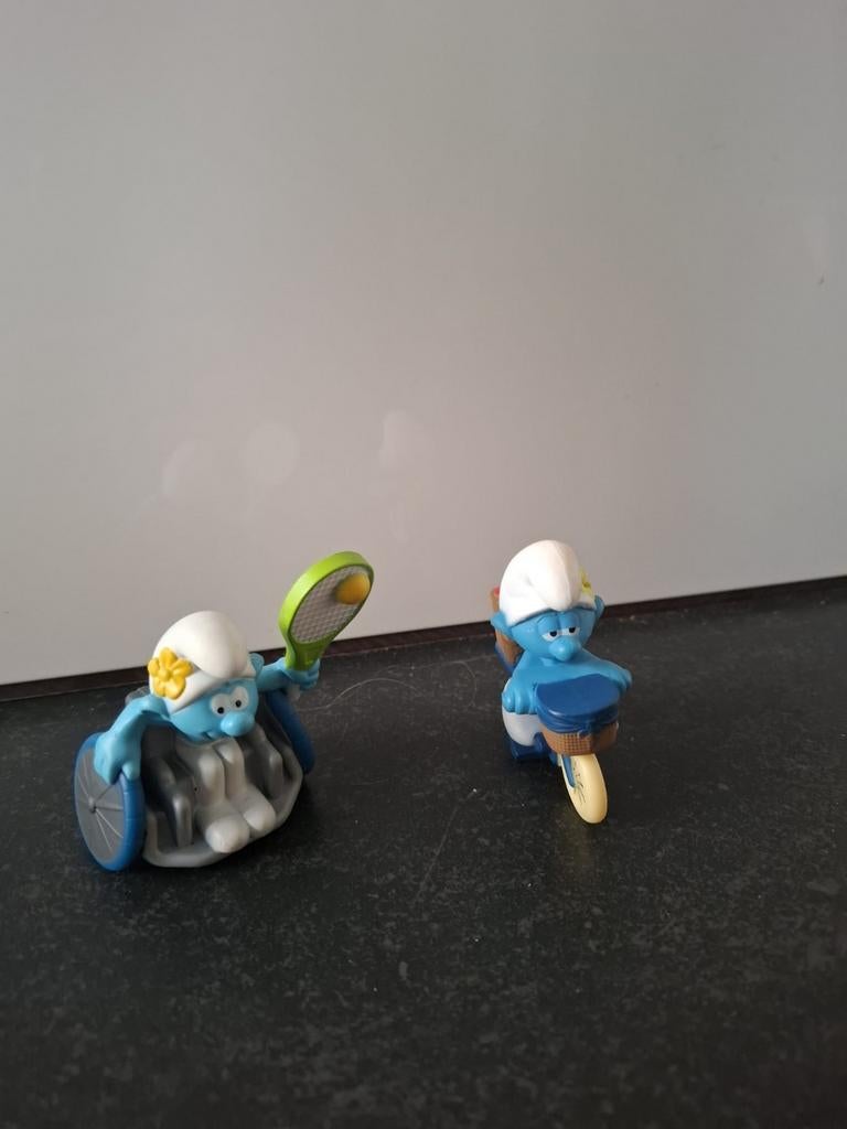 Smurfen Happy Meal 2022 & 2024 - 2 figuren, Verzamelen, Smurfen, Ophalen of Verzenden, Gebruikt, Verschillende Smurfen, Poppetje, Figuurtje of Knuffel