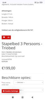 Stapel bed ijzeren frame, Ophalen of Verzenden