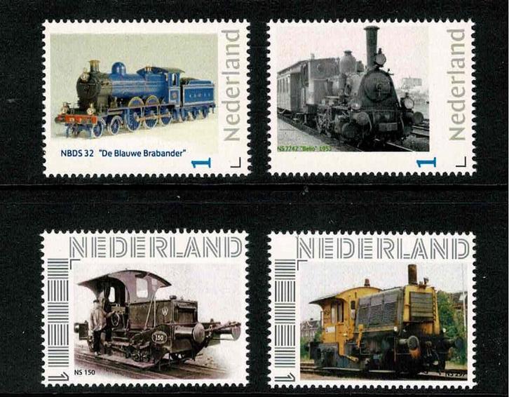 PPZ Persoonlijke Treinzegels van NL Treinen. Grote voorraad, Postzegels en Munten, Postzegels | Nederland, Postfris, Na 1940, Verzenden