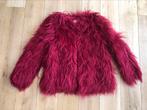 Rode faux fur bontjas Zara maat 152, Kinderen en Baby's, Ophalen of Verzenden, Gebruikt, Zara, Jas