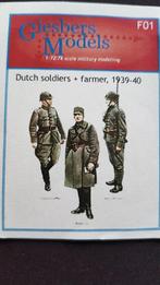 Hollandse soldaatjes 1939 - 1940. Giesbers Models 1:72, Ophalen of Verzenden, Nederland
