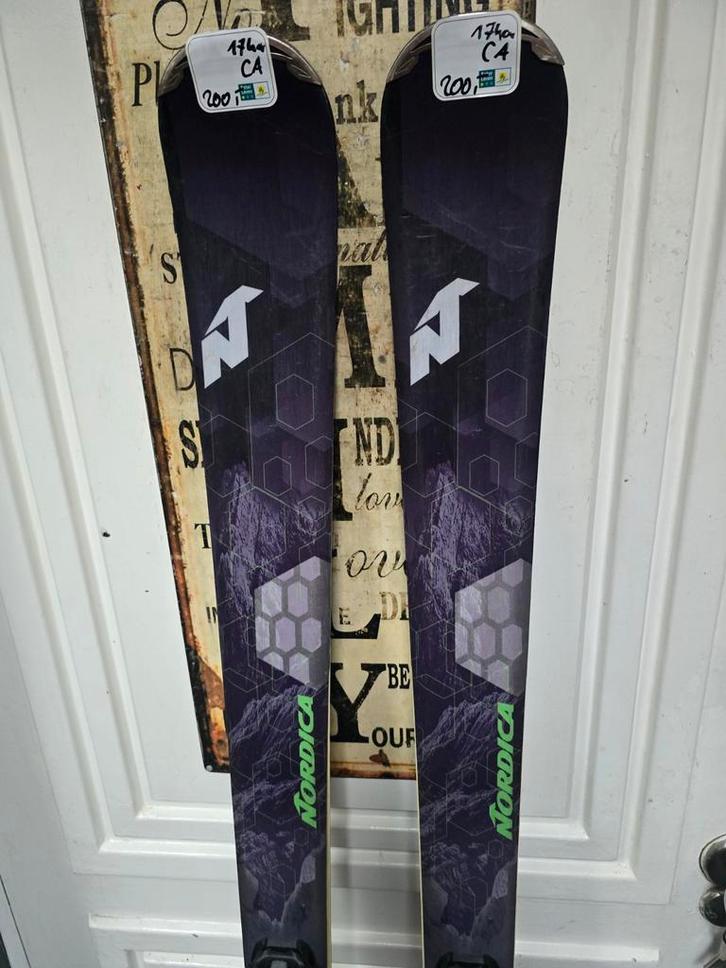 174cm NORDICA NAVIGATOR 75 CARBON WOODCORE ALL ROUND TOP SKI, Sport en Fitness, Skiën en Langlaufen, Zo goed als nieuw, Ski's