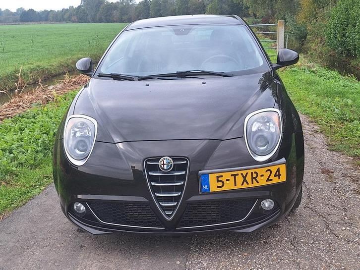 Alfa Romeo MiTo 0.9 Turbo Twinair 74KW/101PK 2014 Zwart, Auto's, Alfa Romeo, Particulier, MiTo, ABS, Airbags, Airconditioning