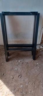 Zwarte robuuste bartafel poten, Ophalen, 50 tot 100 cm, Zo goed als nieuw, Metaal