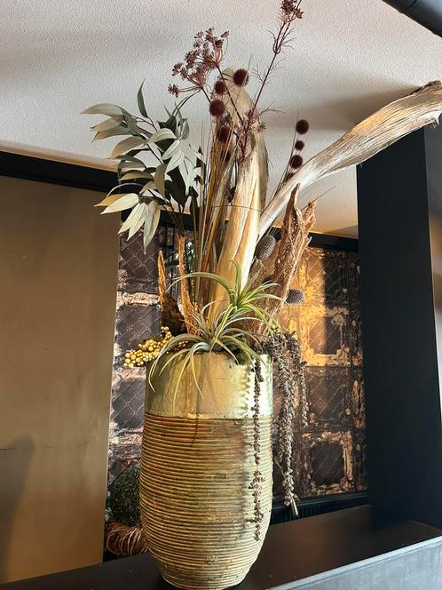 Decoratie Pot op Meerpaal., Huis en Inrichting, Woonaccessoires | Overige, Zo goed als nieuw, Ophalen