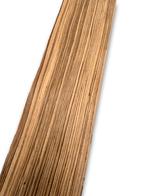 Zebrano fineer | 10 vellen | 93x18 cm, -, -, Nieuw, -