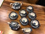 Iron Stone China,Old Blue Handpainted servies9 delig, Antiek en Kunst, Ophalen of Verzenden