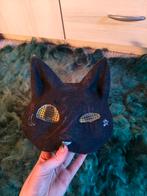 Zwarte kat therian masker, Ophalen of Verzenden, Zo goed als nieuw, Accessoires
