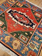 Vintage handgeknoopt oosters tapijt heriz 190x199, Info@SlatsAntiek.nl, Perzisch, 150 tot 200 cm, Vierkant