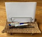 Rieten brievenstandaard en pennenbakje, Diversen, Bureau-accessoires, Ophalen of Verzenden, Zo goed als nieuw