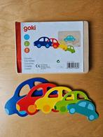 Goki vijflagen autopuzzel vanaf 2 jaar, Kinderen en Baby's, Speelgoed | Houten speelgoed, Overige typen, Ophalen of Verzenden