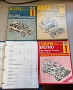 Haynes werkplaats boeken 4x Mini, Metro, Meastro en MGB, Ophalen of Verzenden