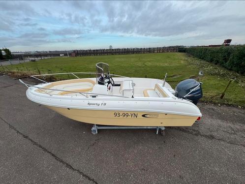 Sporty 19 Consoleboot met Yamaha 150PK, Watersport en Boten, Vis- en Consoleboten, Gebruikt, 70 pk of meer, 3 tot 6 meter, Benzine