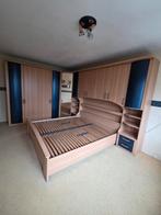 Bed met kastombouw en kaptafel, Huis en Inrichting, Ophalen, Overige kleuren, Tweepersoons, Zo goed als nieuw