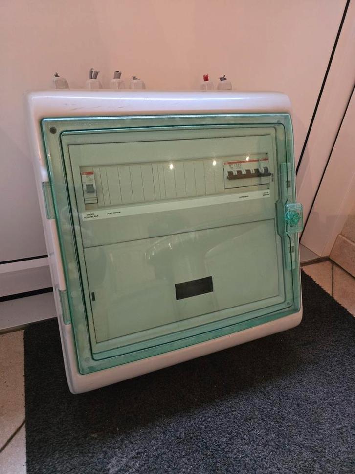 Meterkast met Danfoss EKC 414A1 en ABB schakelaars, Doe-het-zelf en Verbouw, Elektra en Kabels, Gebruikt, Overige typen, Ophalen of Verzenden
