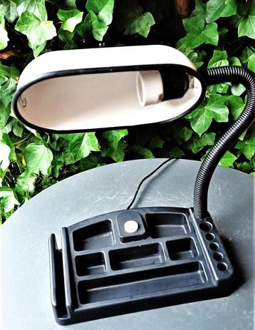 Stoere bureaulamp/tafellamp ,organizer -studie/leeslamp 80 s beschikbaar voor biedingen
