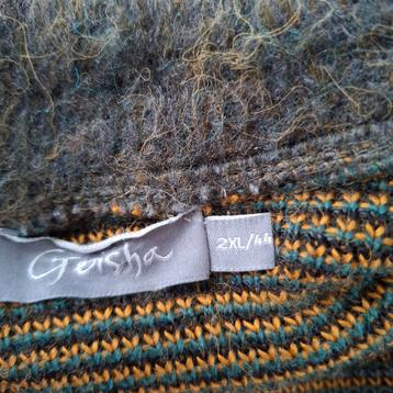 GEISHA VEST - HERFSTKLEUREN- maat XXL - ALS NIEUW! beschikbaar voor biedingen