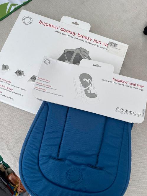 Bugaboo zonnekap en seatliner set voor de zomerse dagen!, Kinderen en Baby's, Kinderwagens en Combinaties, Zo goed als nieuw, Bugaboo