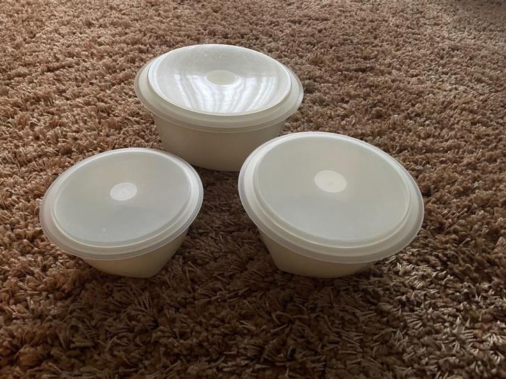 ZGAN Set 3 bewaardozen voor koelkast, vriezer en magnetron, Huis en Inrichting, Keuken | Tupperware, Zo goed als nieuw, Bak of Kom