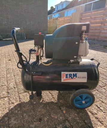 Ferm 50L compressor. beschikbaar voor biedingen