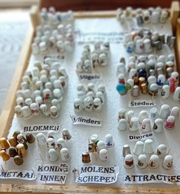 OPRUIMING! Hele verzameling vingerhoedjes (176)- Klik RK adv beschikbaar voor biedingen