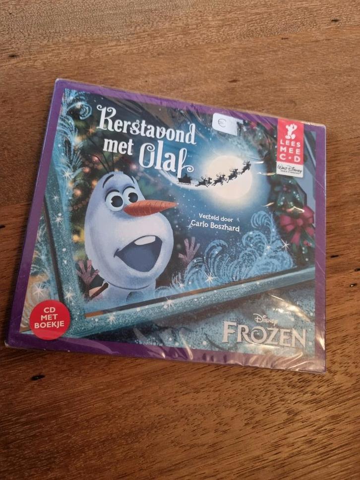 Kerstavond met Olaf - CD nieuw kerstmis lees mee boek, Cd's en Dvd's, Cd's | Kinderen en Jeugd, Nieuw in verpakking, Verhaal of Sprookje