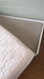 Bed spiraal 90x210cm, Ophalen, 90 cm, Eenpersoons, Wit