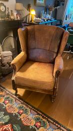 Schaapsleren Oor fauteuil, Ophalen, Zo goed als nieuw, 75 tot 100 cm, 50 tot 75 cm