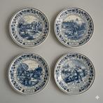 Royal Goedewaagen 4 Seizoenen Sierborden - Delft Blauw, Antiek en Kunst, Antiek | Wandborden en Tegels, Ophalen of Verzenden