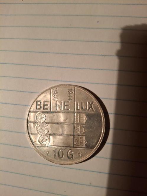 Benelux Herdenkingsmunt 1944-1994, Postzegels en Munten, Munten | Nederland, Losse munt, Overige waardes, Zilver, Ophalen of Verzenden