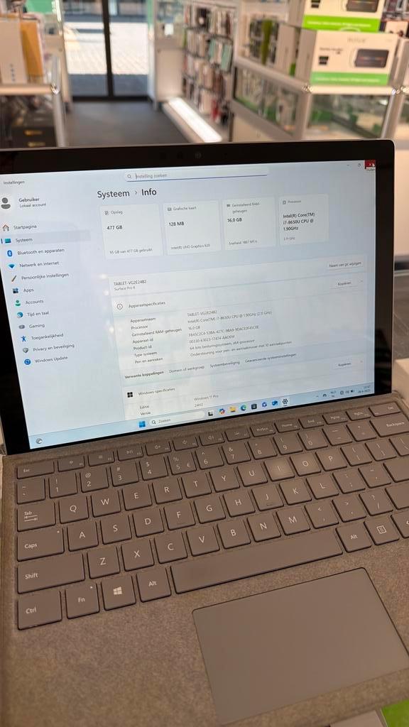 Microsoft Surface Pro6 i5 en i7 (lees beschrijving), Computers en Software, Windows Laptops, Zo goed als nieuw, 13 inch, 2 tot 3 Ghz