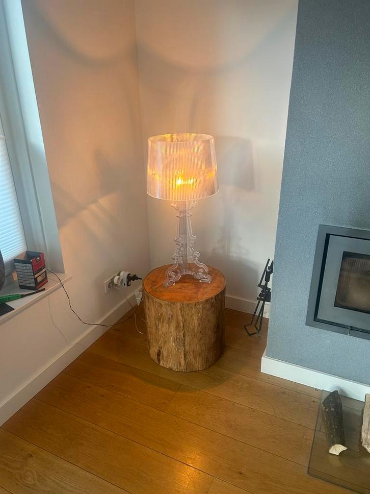 Kartell Bourgie Lamp - Gebruikt, Huis en Inrichting, Lampen | Vloerlampen, Gebruikt, Minder dan 100 cm, Kunststof, Ophalen
