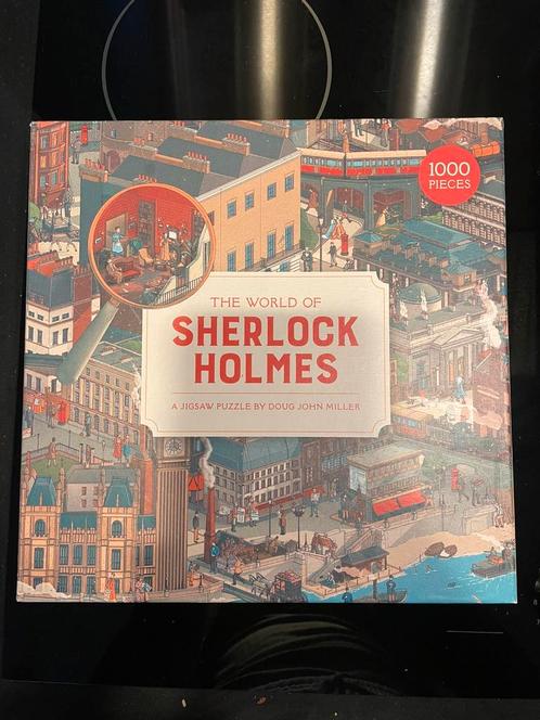 The World of Sherlock Holmes puzzel, Hobby en Vrije tijd, Denksport en Puzzels, Gebruikt, Legpuzzel, 500 t/m 1500 stukjes, Ophalen