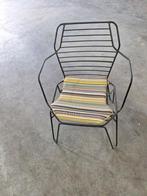 Draadstaal terras stoelen, Ophalen, Gebruikt, Metaal, Stapelbaar