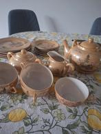 Handbeschilderd Japans theeservies + lithophane kopjes, Ophalen of Verzenden