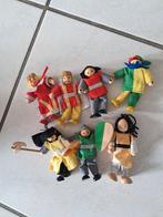 Vintage houten ridder poppetjes set, Ophalen of Verzenden, Gebruikt, Overige typen