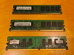 3 x Ram geheugenkaarten 2 samsung x 512 en Kingston 1 x 1gb, 1 GB of minder, Ophalen of Verzenden, Zo goed als nieuw, DDR2