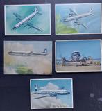 5 ansichtkaarten met diverse KLM toestellen (A229), Verzamelen, Ophalen of Verzenden, Kaart, Foto of Prent