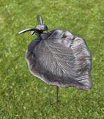 VOEDERSCHAAL / MET VOGELTJE/ TUINPRIKKER / BLADVORM, Huis en tuin decoratie Marie, Nieuw, Info@huisentuindecoratiemarie.nl, Peize